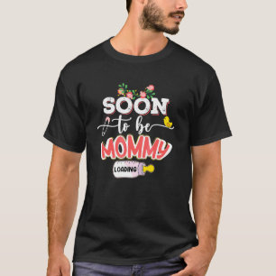 Binnenkort mammie 2022 Moederdag, eerste keer mama T-shirt
