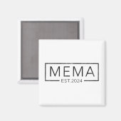Binnenkort MEMA 2024 Moederdag MEMA EST 2024 Magneet (Voorkant / Achterkant)