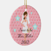 Binnenkort mevrouw kerstversiering worden keramisch ornament (Rechts)