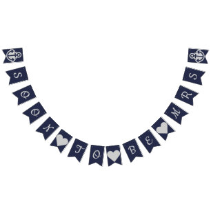 Binnenkort mevrouw Nautical Bunting Vlaggetjes