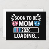 Binnenkort Moeder 2026 Zwangerschapsaankondiging L Kaart (Voorkant / Achterkant)