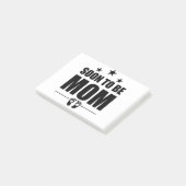 Binnenkort Moeder Worden Zwangerschapsaankondiging Post-it® Notes (Schuin)