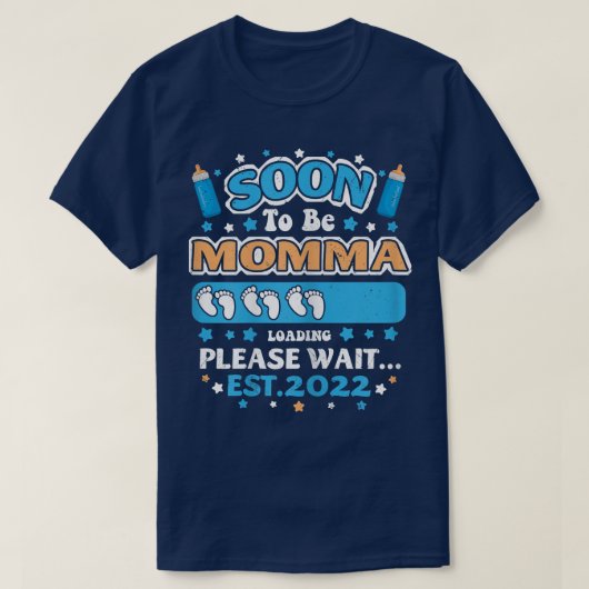 Binnenkort momma-grootmoeder-lading EST 2022 F T-shirt (Design voorkant)