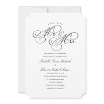 Binnenkort Mr & Mrs. | huwelijksuitnodiging