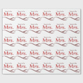 Binnenkort Mrs. Cadeaupapier (Vlak)