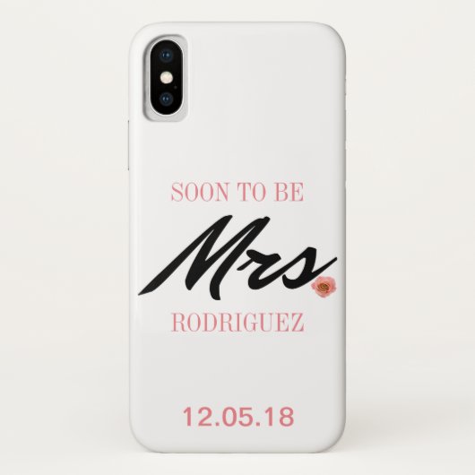 Binnenkort Mrs. Case-Mate iPhone Case (Achterkant)
