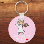 Binnenkort MRS. CUTE Stick Bride Sleutelhanger (Voorkant)