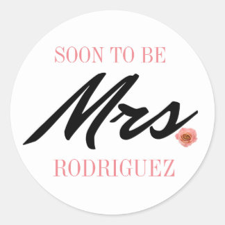 Binnenkort Mrs. Ronde Sticker