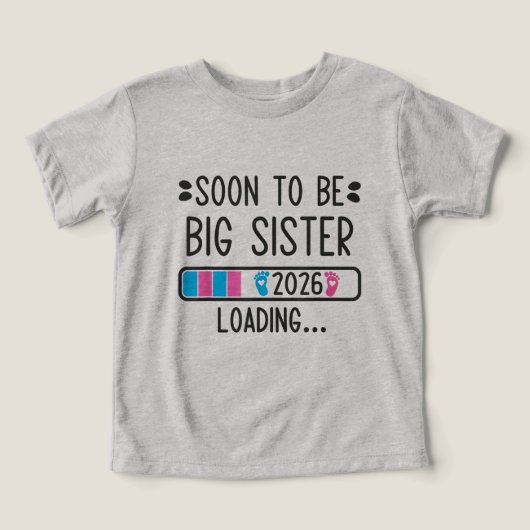 Binnenkort naar Big Sister 2026 Nieuwe Baby Aankom (Design voorkant)