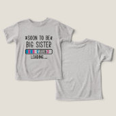 Binnenkort naar Big Sister 2026 Nieuwe Baby Aankom (Ontwerp Voorkant & Achterkant)