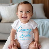 Binnenkort nieuwe Baby Boy Blue aankondiging Romper