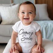 Binnenkort nieuwe babyaankondiging Unisex Romper