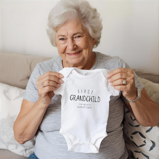 Binnenkort nieuwe bekendmaking Baby grootouderdatu Romper