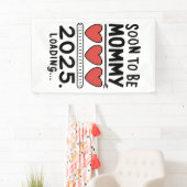 Binnenkort om mama 2025 moeder laden gepromoveerd  spandoek (Insitu)