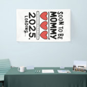 Binnenkort om mama 2025 moeder laden gepromoveerd  spandoek (Beurs)