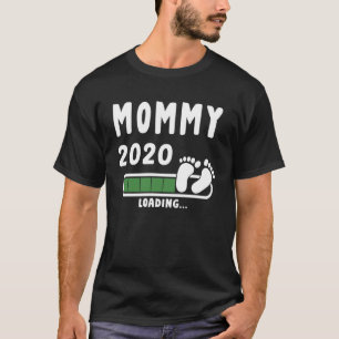 Binnenkort om mama moeder ma ma 2020 laden zwanger t-shirt