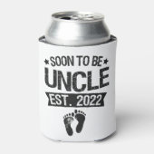 Binnenkort om oom 2022 te worden Funny New Born Ba Blikjeskoeler (Blikje Voorkant)