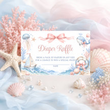Binnenkort onder de zee baby shower luier raffle