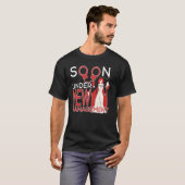Binnenkort onder nieuwe leiding  Bruidegom  Bachel T-shirt (Voorkant volledig)