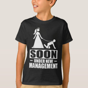 Binnenkort onder nieuwe leiding vrijgezellenfeest t-shirt