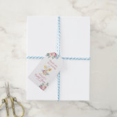 BINNENKORT ONTVOERD BRUIDSBAD CADEAULABEL (Met Touw)