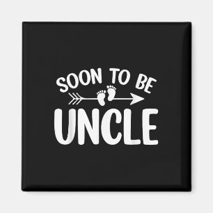 Binnenkort Oom Worden Funny Zwangerschapsaankondig Magneet