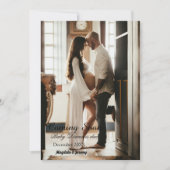 Binnenkort op maat Aankondiging van zwangerschap f (Voorkant)