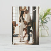 Binnenkort op maat Aankondiging van zwangerschap f (Staand voorkant)