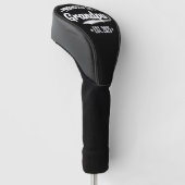 Binnenkort opa 2025 Binnenkort grootvader  Golfheadcover (Schuin)