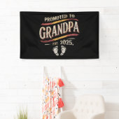 Binnenkort Opa 2025 Opa wordt 2025 Spandoek (Insitu)
