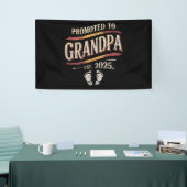 Binnenkort Opa 2025 Opa wordt 2025 Spandoek (Beurs)