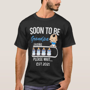 Binnenkort Opa Est 2021 2020 Cadeau T-shirt Funny
