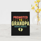 Binnenkort Opa Est 2025 Binnenkort Opa Oma Kaart (Gele Bloem)