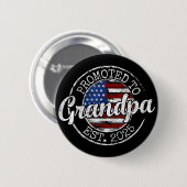 Binnenkort Opa Vanaf 2025 Straks Opa Ronde Button 5,7 Cm (Voorkant /achterkant)