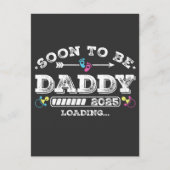 Binnenkort papa 2025 aan het laden briefkaart (Voorkant)