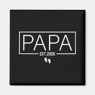 Binnenkort Papa 2026 Nieuwe Vader 2026 Binnenkort Magneet