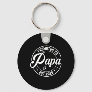 Binnenkort Papa 2026 Nieuwe Vader 2026 Binnenkort  Sleutelhanger