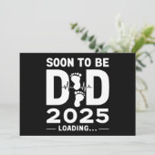 Binnenkort Papa Est 2025 Nieuwe Papa Worden  Aankondiging (Staand voorkant)