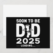 Binnenkort Papa Est 2025 Nieuwe Papa Worden  Aankondiging (Voorkant / Achterkant)