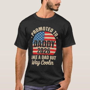 Binnenkort papa Est 2026 Straks nieuwe papa NL V T-shirt