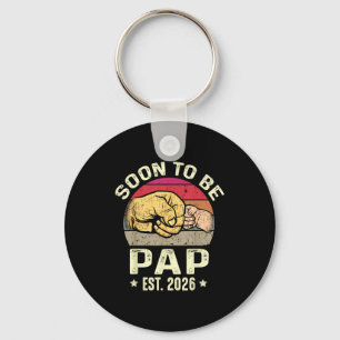 Binnenkort papa Est 2026 Voor Nieuwe Papa Grappige Sleutelhanger