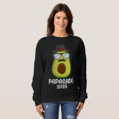 Binnenkort papa PAPACADO 2025 Future Father Funny  Trui (Voorkant volledig)