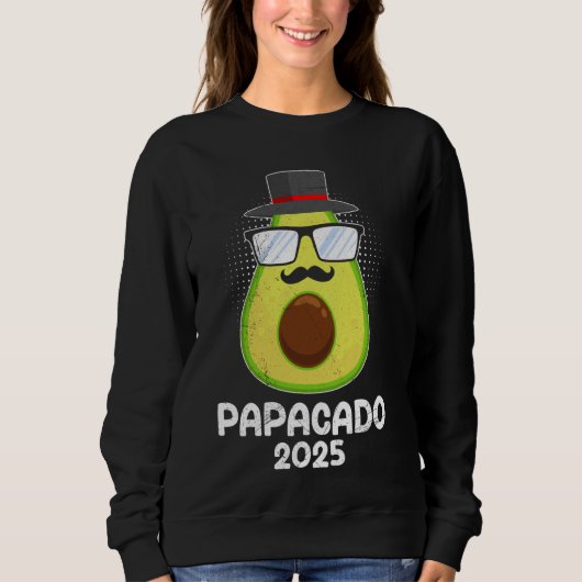 Binnenkort papa PAPACADO 2025 Future Father Funny  Trui (Voorkant)