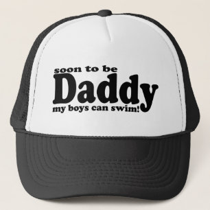 Binnenkort papa worden trucker pet