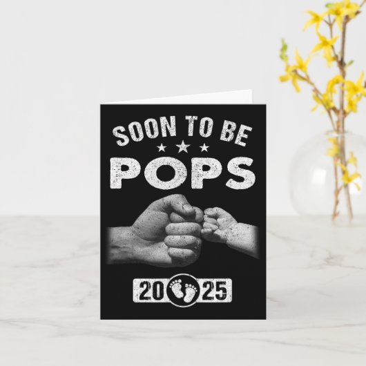 Binnenkort Pop EST 2025 Vaderdag Eerste keer NE Kaart (Gele Bloem)