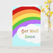 Binnenkort regenboogKaart Kaart (Gele Bloem)