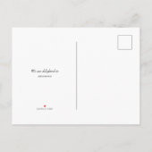 Binnenkort schattig aangekondigde zwangerschapskaa aankondigingskaart (Achterkant)