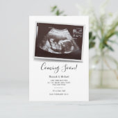 Binnenkort Script Sonogram Zwangerschapsaankondigi (Staand voorkant)