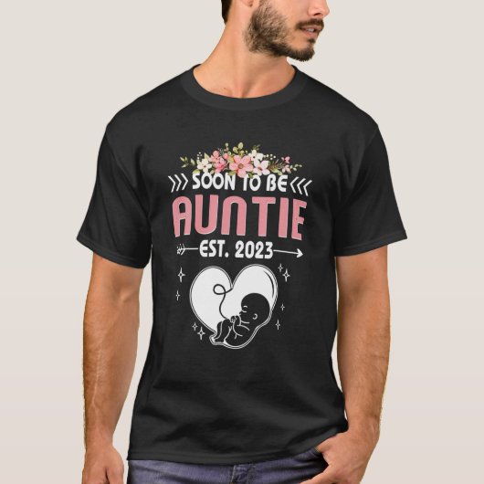 Binnenkort tante 2023 t-shirt (Voorkant)