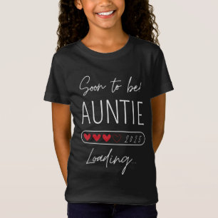 Binnenkort tante 2025 Laden tante worden T-shirt